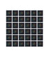 Mosaik- Mosaico color negro tornasol 2 x 2