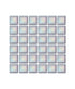 Mosaik- Mosaico color gris tornasol 2 x 2
