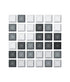 Mosaik- Mosaico mezcla Gris 4 de 2 x 2