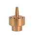 Boquilla decorativa serie Nosis de laton conexión 3/4″ efecto flor de loto